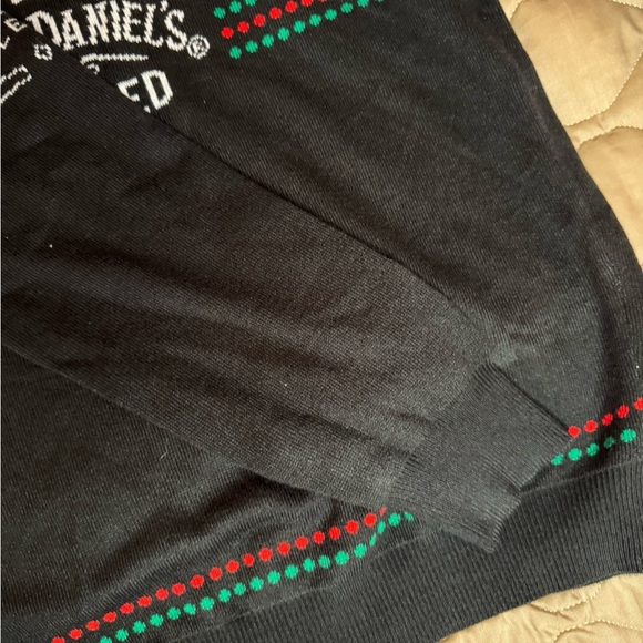 Jack Daniels Bonded Gentleman Jack Knit Holiday Sweater Men's Size L Christmas - Picture 10 of 16